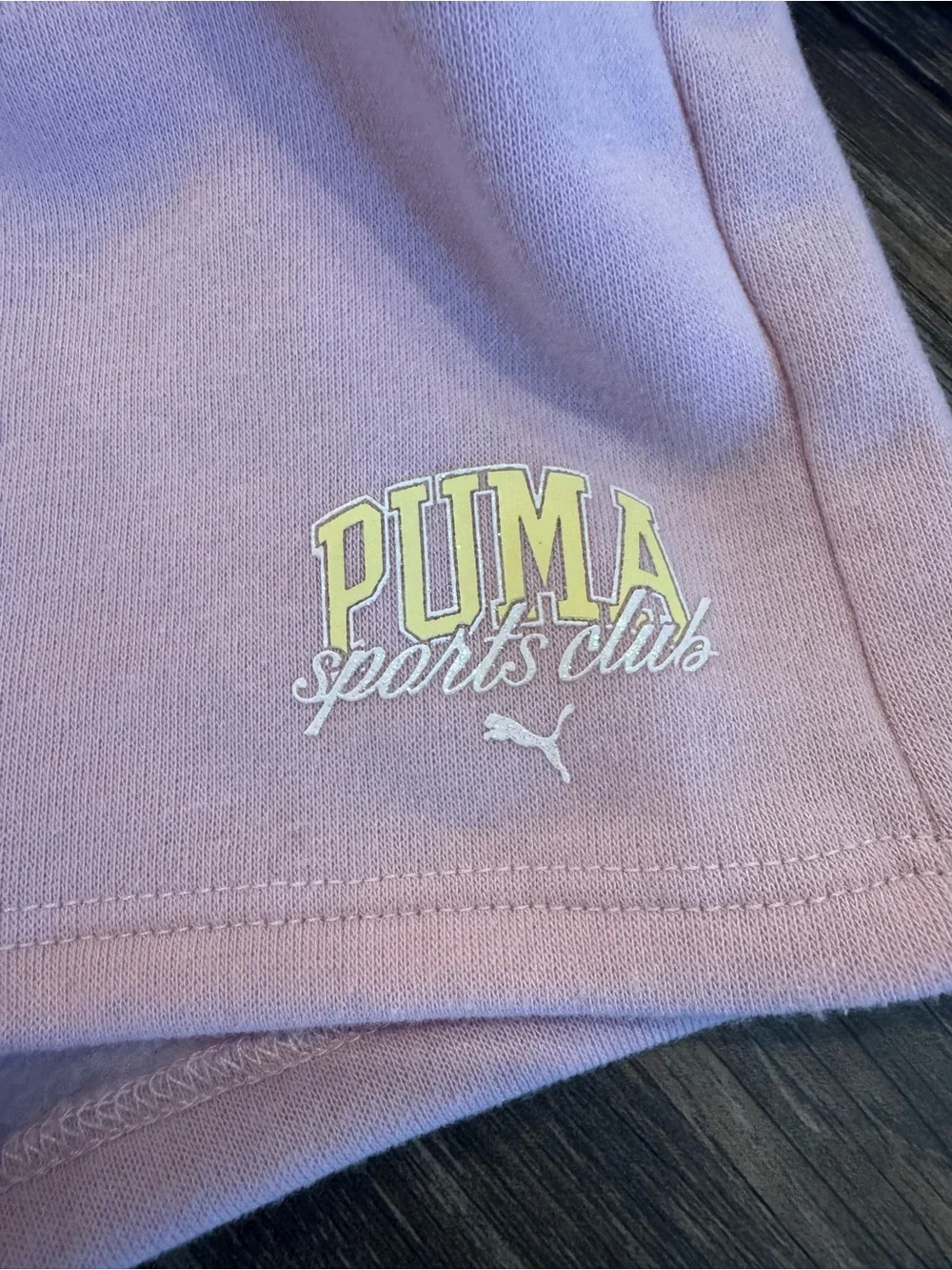 Puma Pink Girls' Sports Club Sweatshirt & Shorts Set - Picture 3 of 8